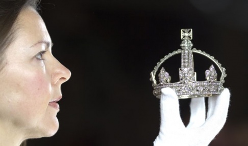 Queen Victoria's Small Diamond Crown Buckingham Palace