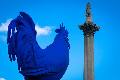 A Giant Blue What in Trafalgar Square?