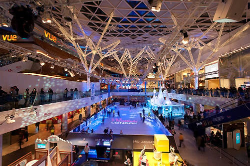 Ice Rink Westfield Shopping Centre London
