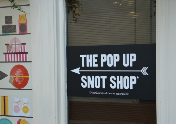The Pop Up Snot Shop in London