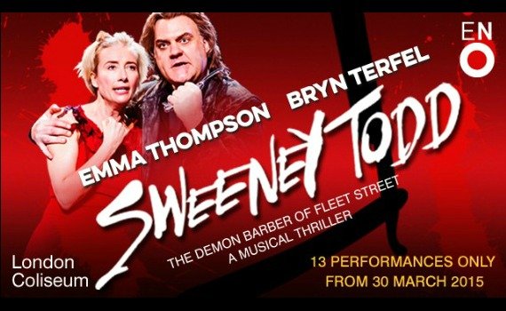 Book Your Tickets now to see Emma Thompson in Sweeney Todd!