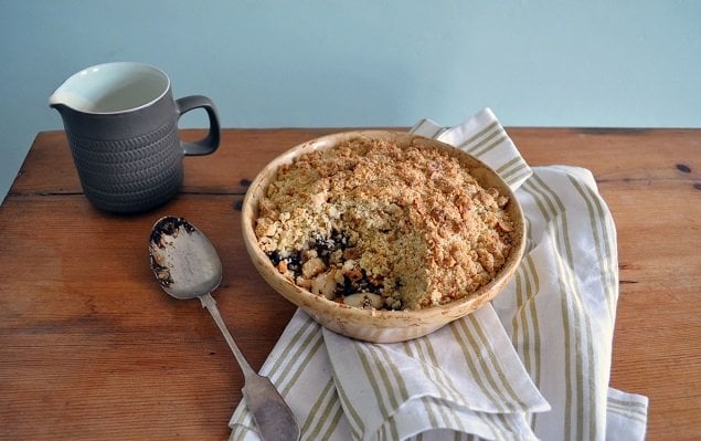 Recipe For Pear, Chocolate And Hazelnut Crumble