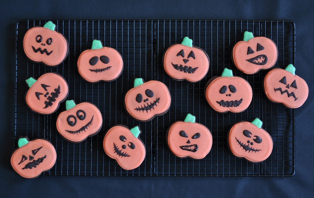 Recipe For Spooky Chocolate–Orange Pumpkin Cookies