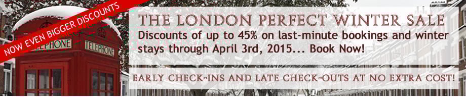 London Perfect Christmas Spirit Sale - Book Now for a Charming Winter Stay!