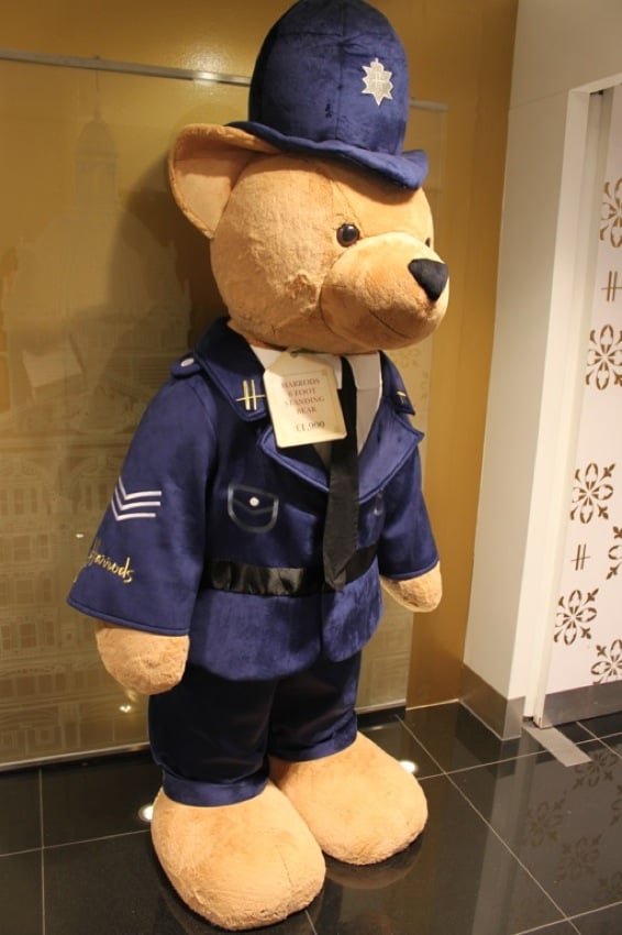 Harrods giant teddy bear top