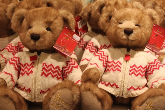 LUXURY CHRISTMAS GIFT PINK HARRODS BEAR "MY HARRODS TEDDY" ON FOOT 