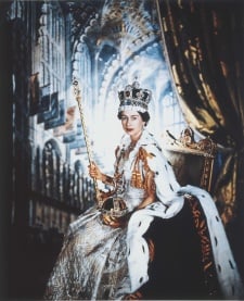 Queen Elizabeth II Coronation Robes 1953 Coronation of Her Majesty Queen Elizabeth II 1953