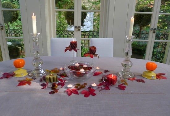 Autumn Table Display in London