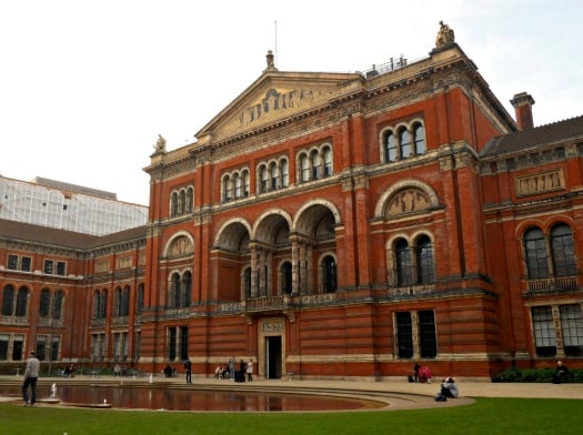 The Courtyard of the V&A Museum South Kensington London