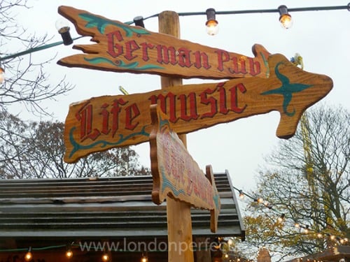 Funny Sign Winter Wonderland Hyde Park London