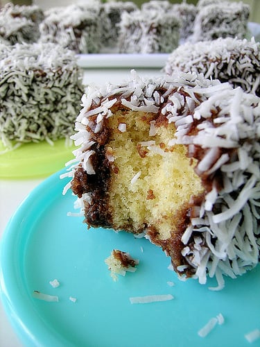 Lamingtons Dessert with Coconut