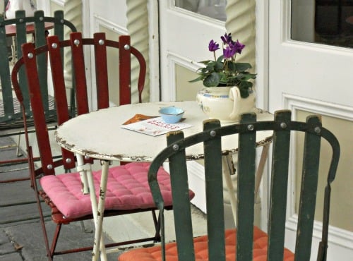 Outdoor Dining at Beach Blanket Babylon in Notting Hill