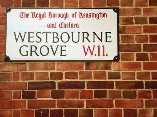 Westbourne Grove Shopping Notting Hill London