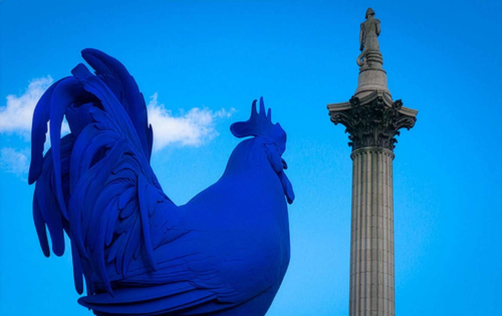 A Giant Blue What in Trafalgar Square?