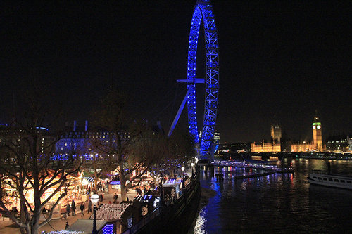 Southbank Christmas Market in London