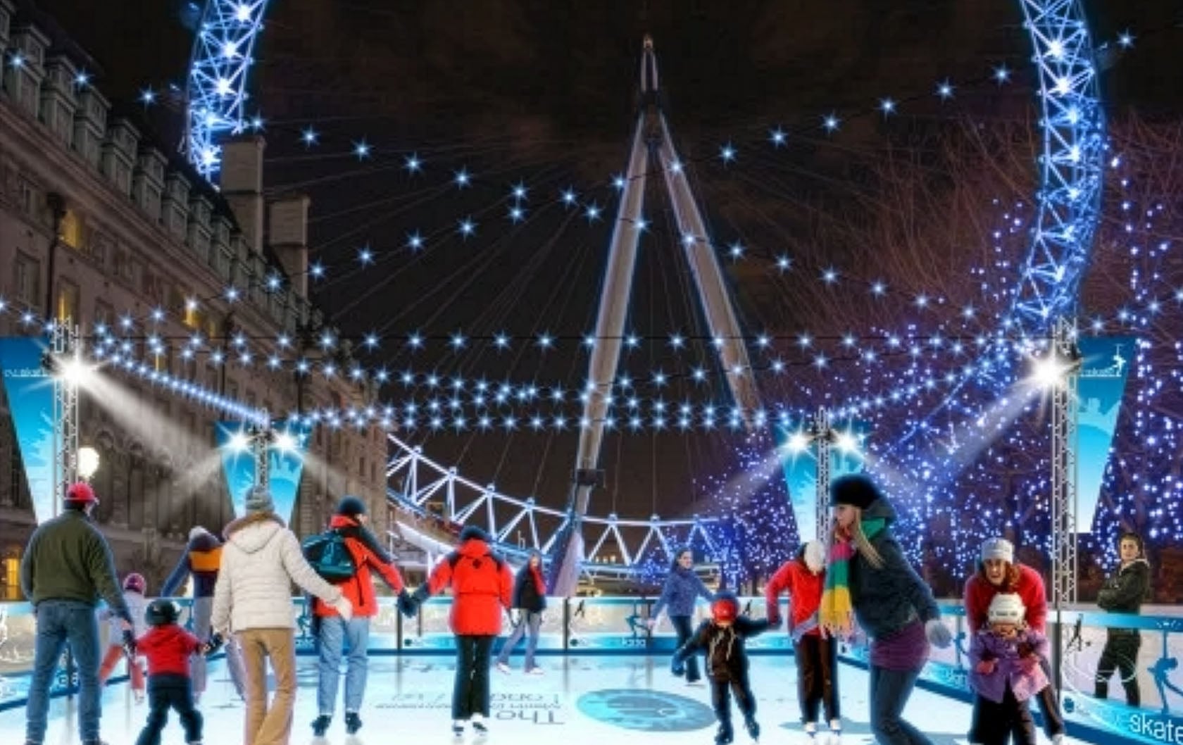 Eyeskate at the London Eye once again brings winter fun to the banks of the Thames!
