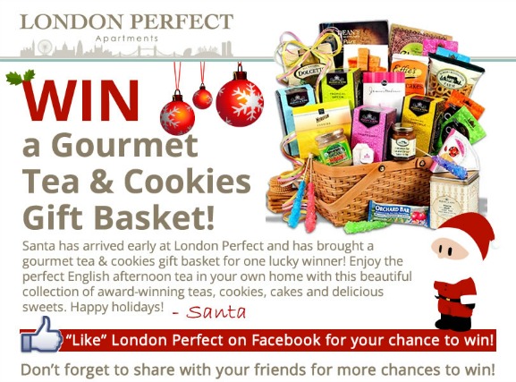 Happy Holidays – Win a Gourmet Tea & Cookies Gift Basket!