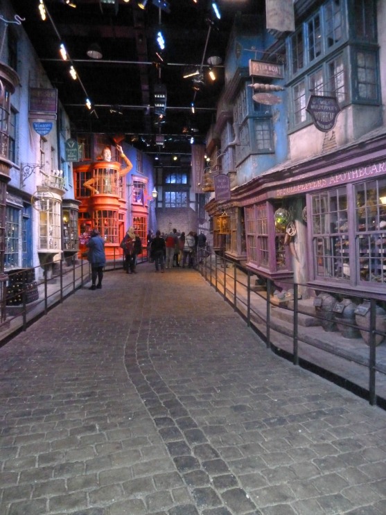 Diagon Alley, the place for all your new term essentials. 