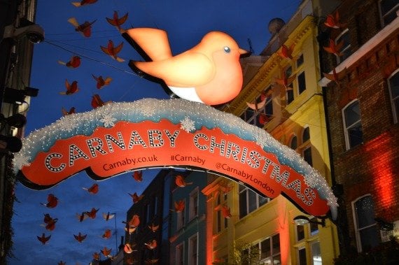 Carnaby Christmas Lights London