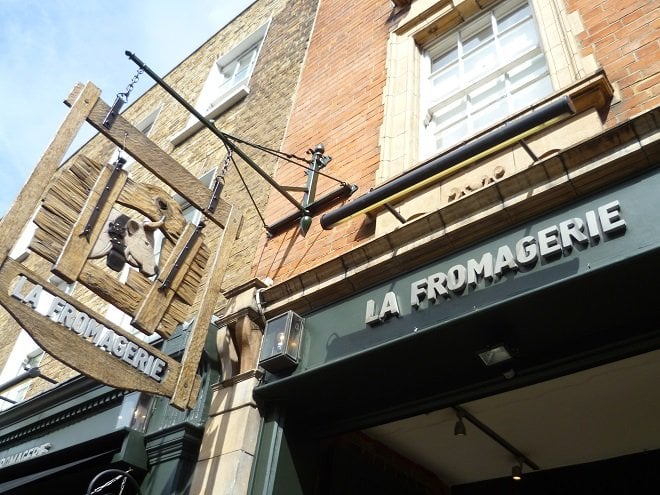 Tempting Cheeses at La Fromagerie in Marylebone