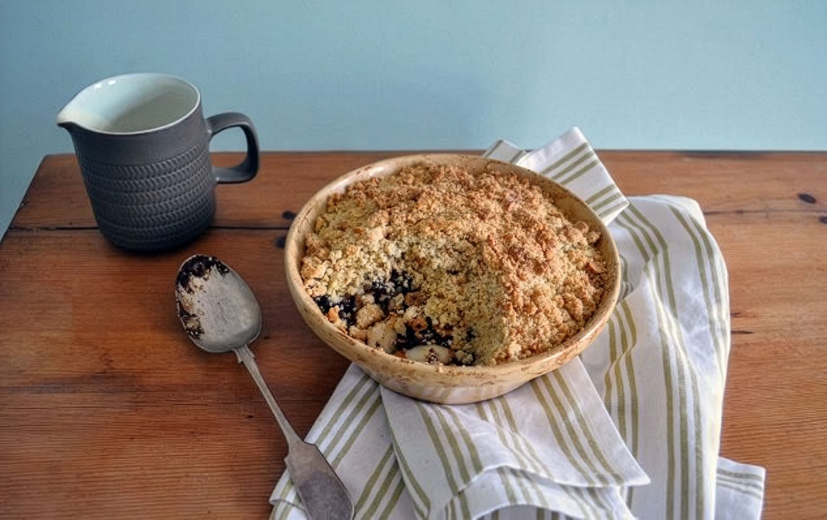 Recipe For Pear, Chocolate And Hazelnut Crumble