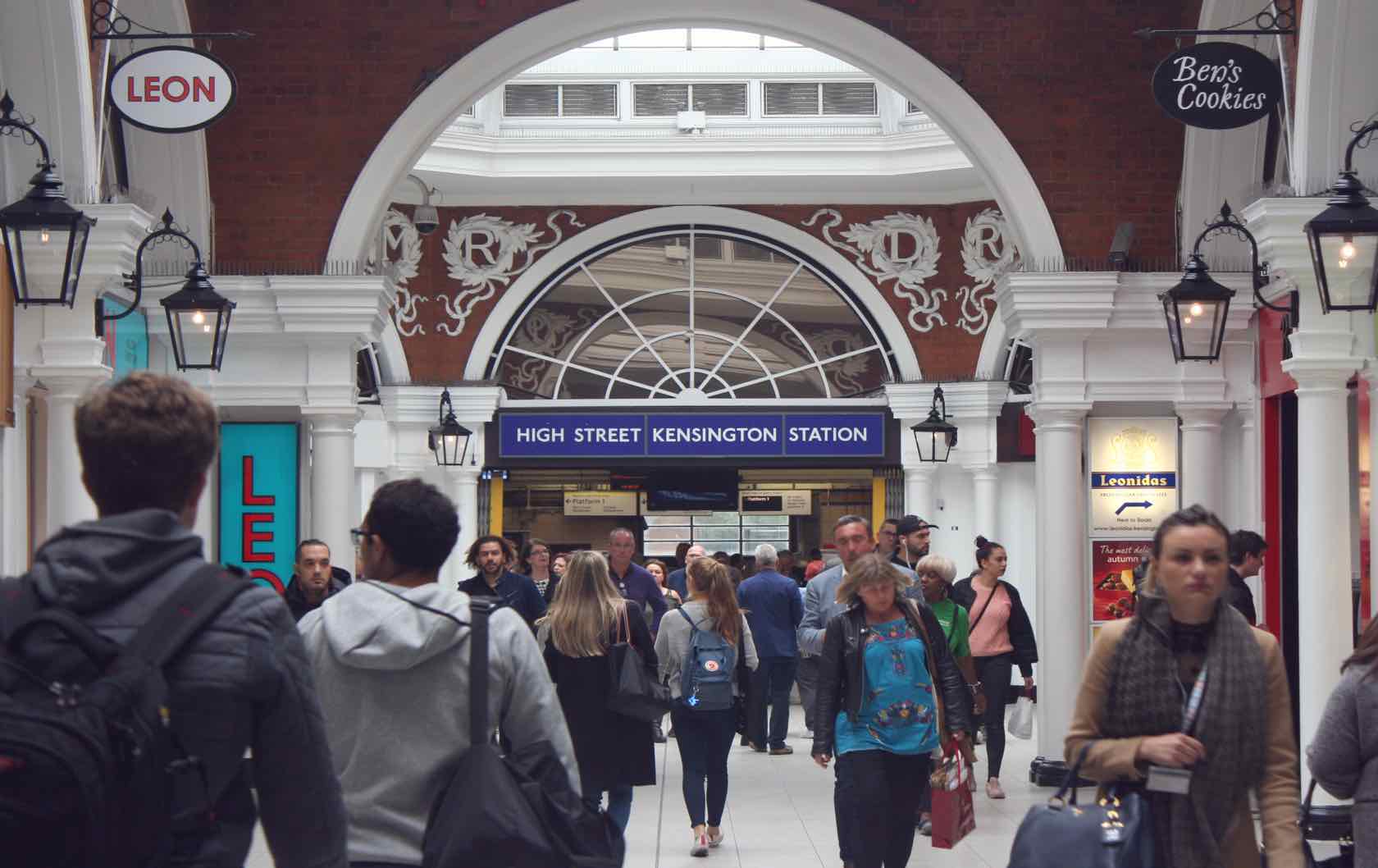 London Underground High Street Kensington Station