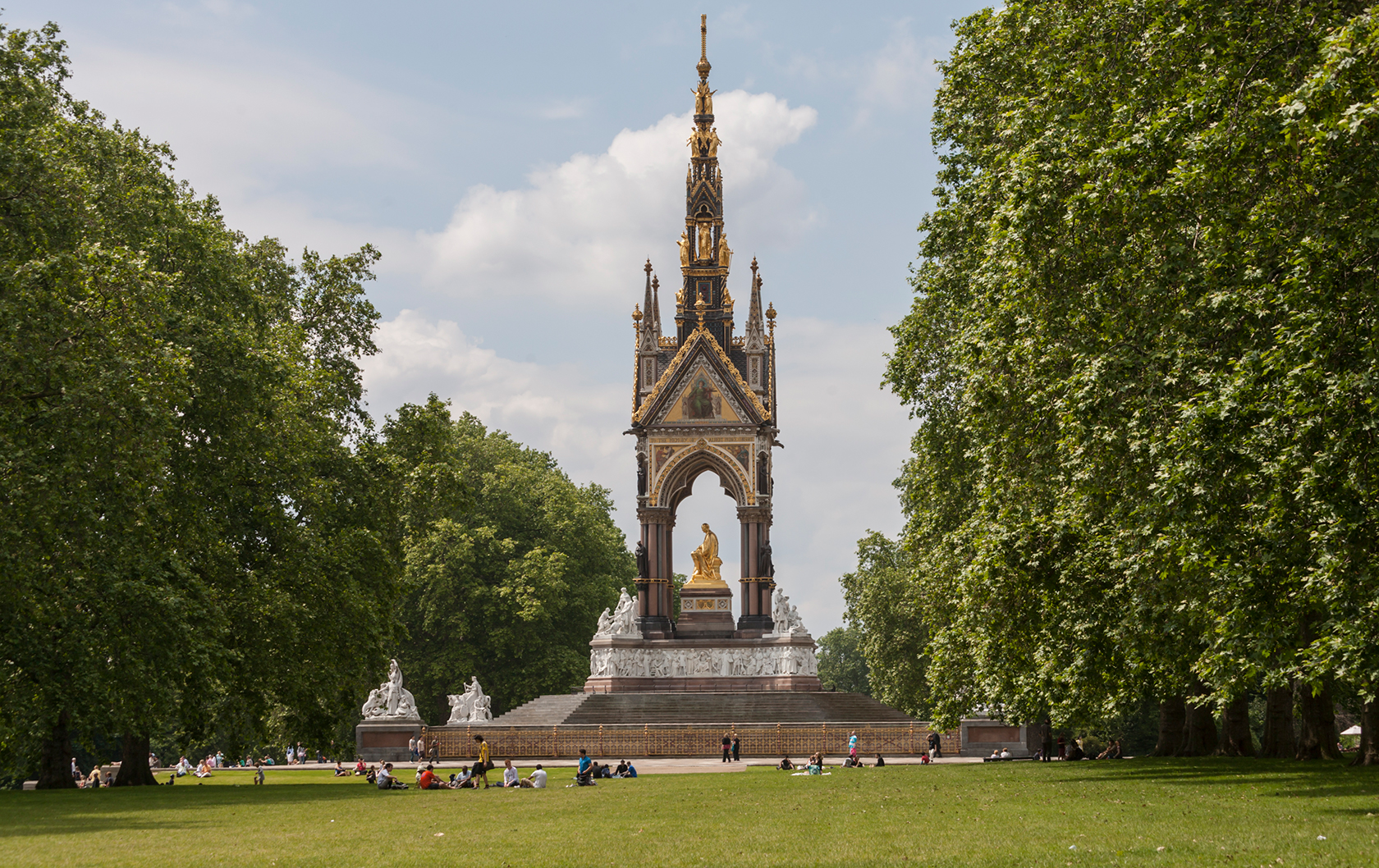 Albert Memorial in Kensington Gardens