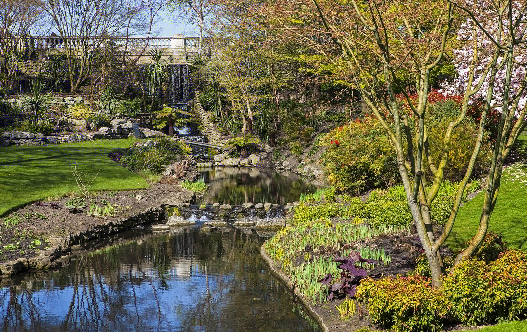Hyde Park waterfall
