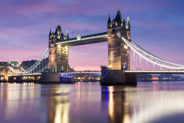 Tower Bridge in evening light