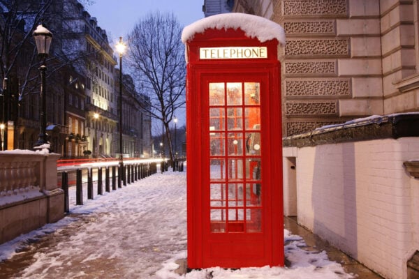 London winter stays