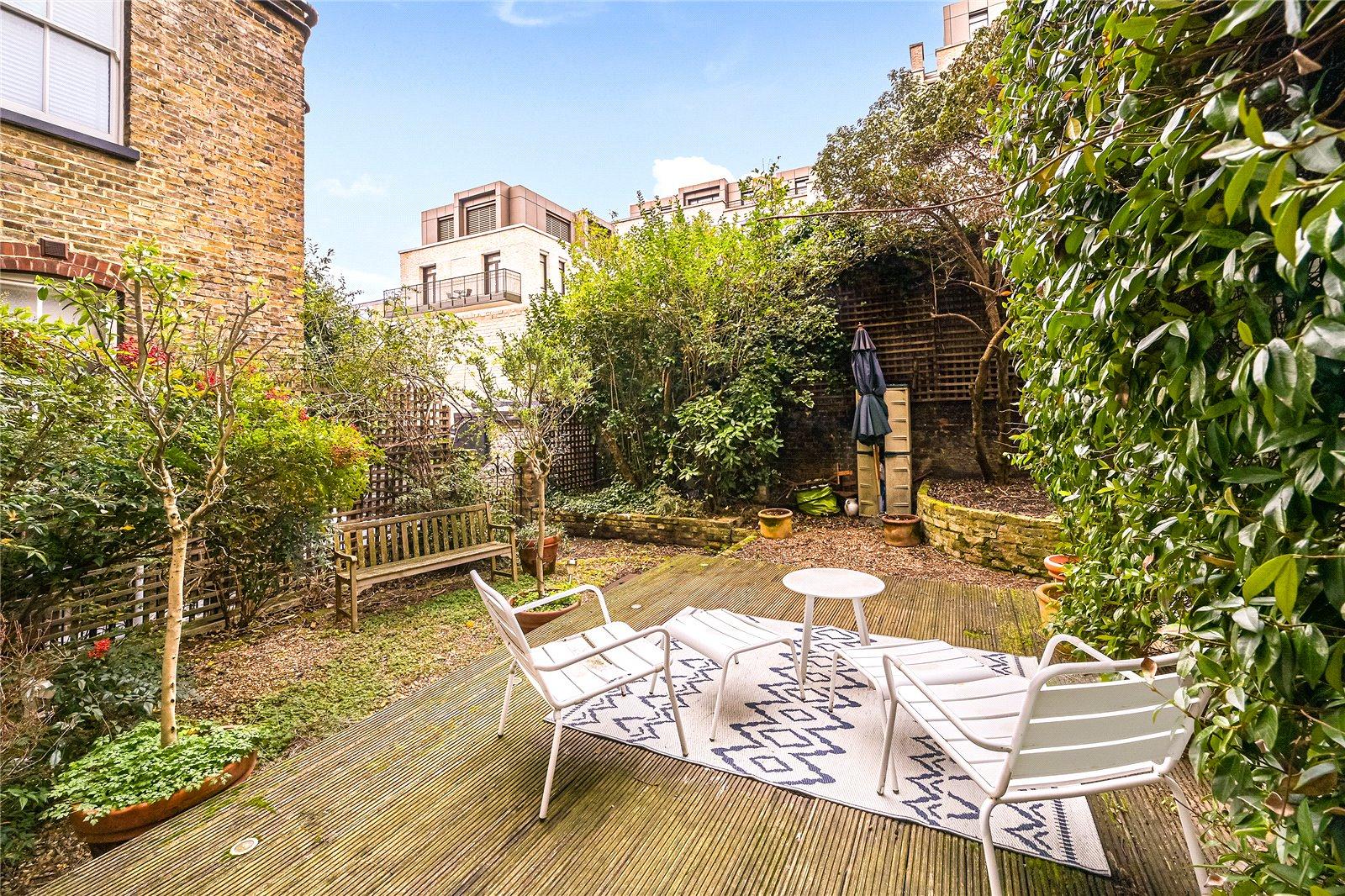 London apartment with garden for sale