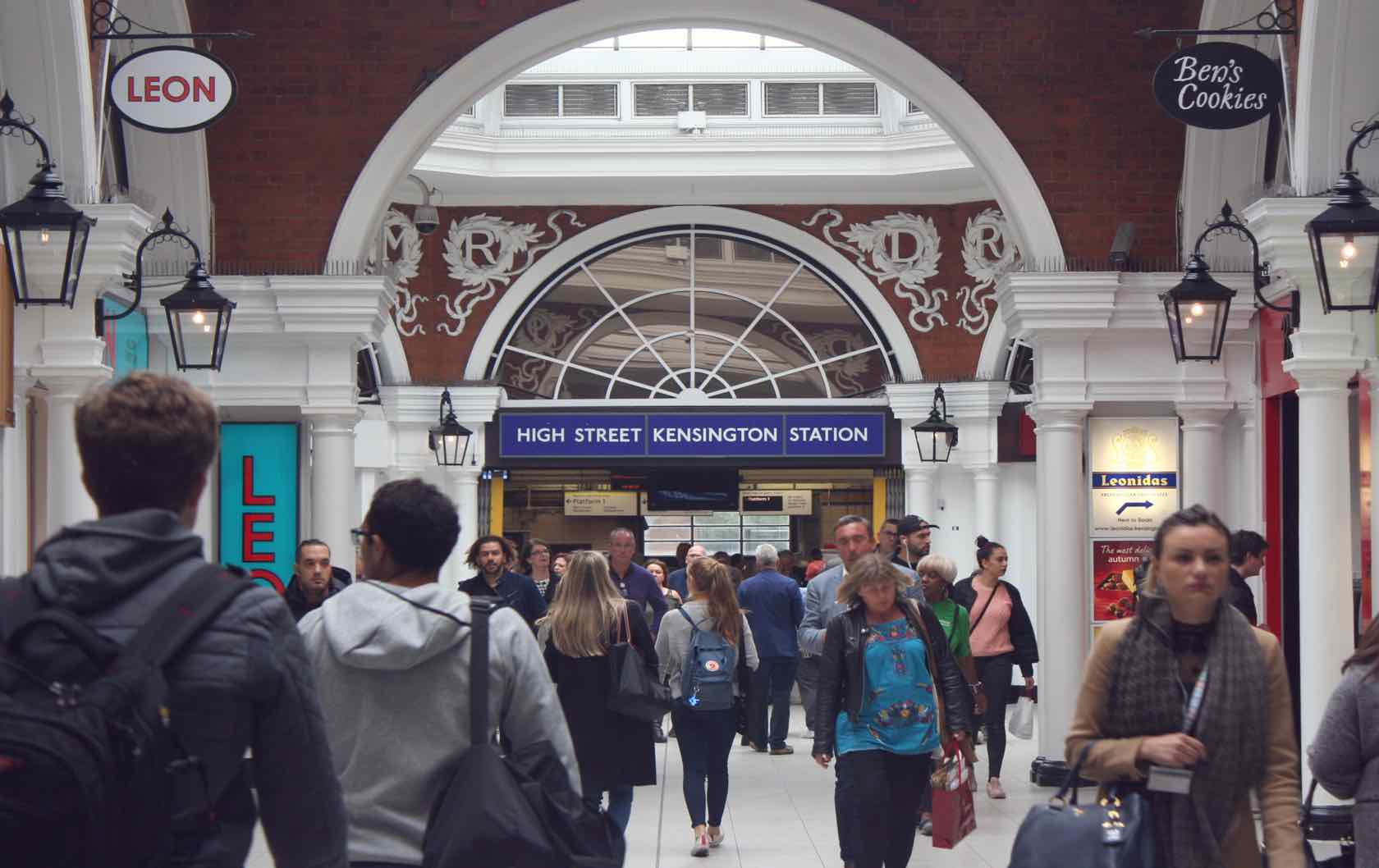 London Underground High Street Kensington Station