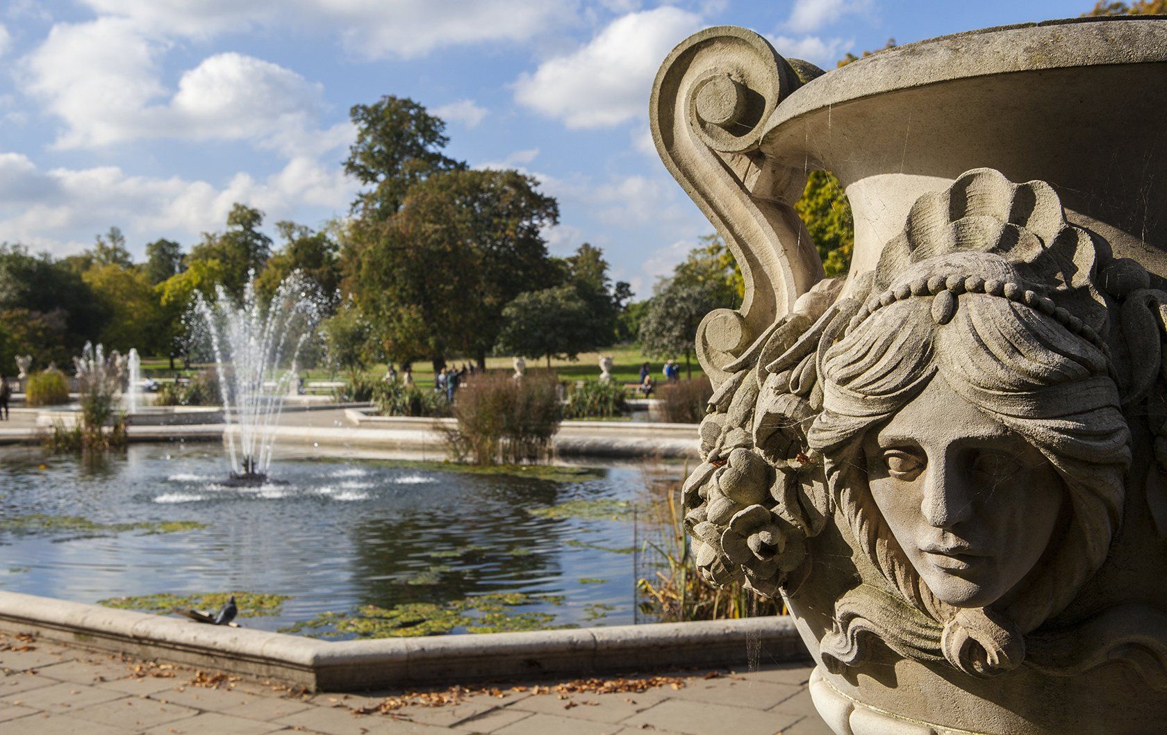 Italian Gardens in London's Kensington Gardens