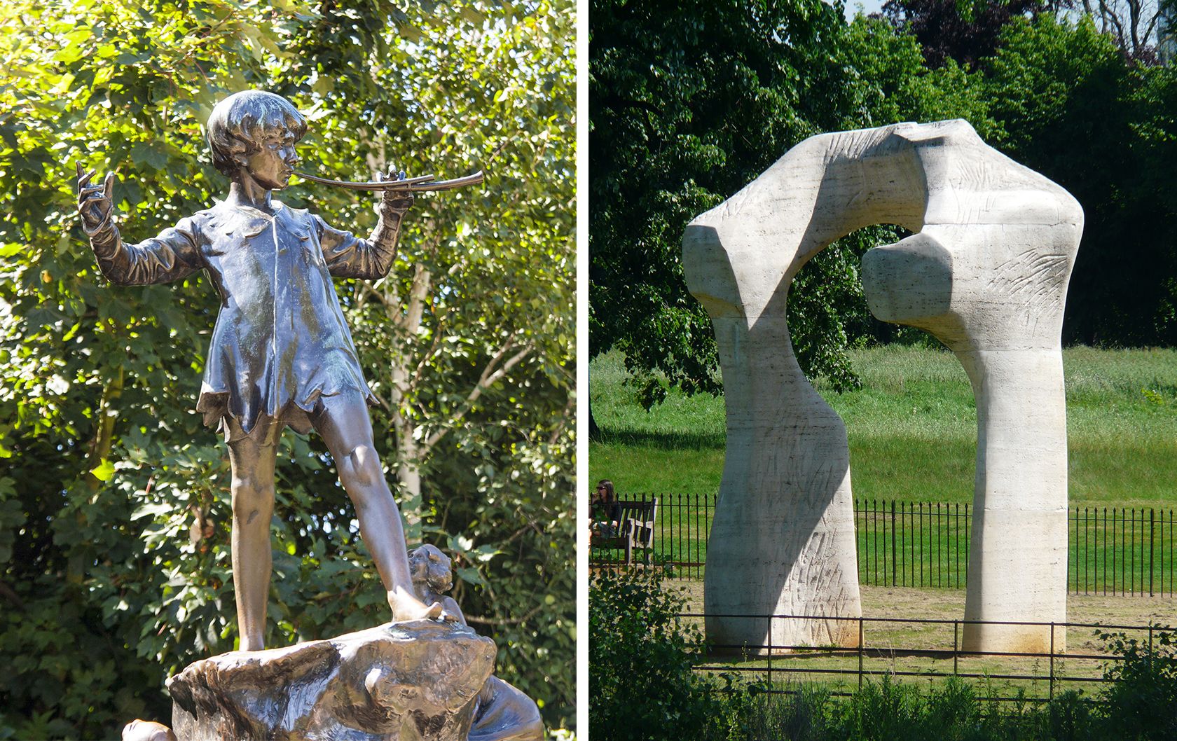 Sculptures in Kensington Gardens