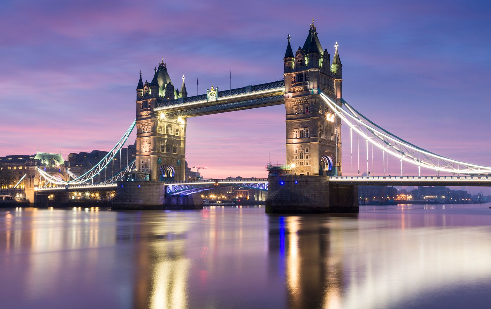 Tower Bridge in evening light