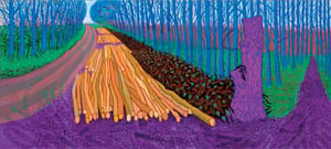 David Hockney's "Winter Timber, 2009" painting will be featured in an exhibit at the Royal Academy.