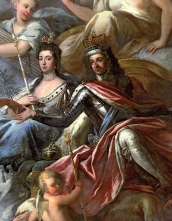 William and Mary Painting by Sir James Thornhill