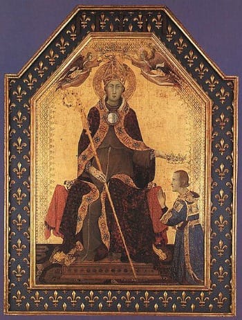 Saint Louis of Toulouse by Simone Martini