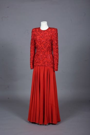 Fashion Rules Kensington Palace Princess Diana Red Dress by Bruce Oldfield