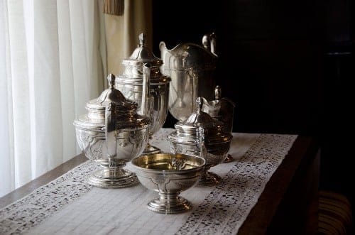Silver 19th century Tea Service