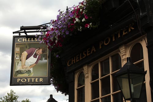 Chelsea Potter Pub Kings Road London