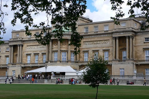 Buckingham Palace from Garden
