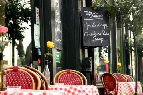 Troubadour Restaurant in Chelsea London