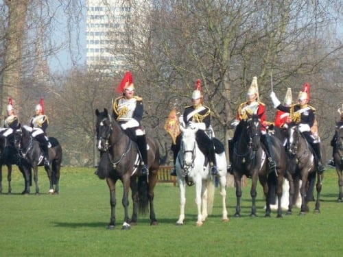 London Household Cavalry Inspection Hyde Park
