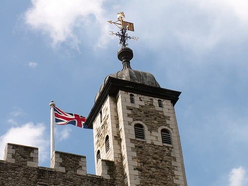 Tower of London Union Jack Flag