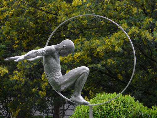 Sculpture in Cadogan Place Gardens