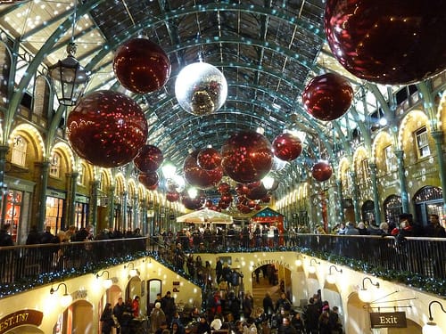 Christmas Shopping in Covent Garden