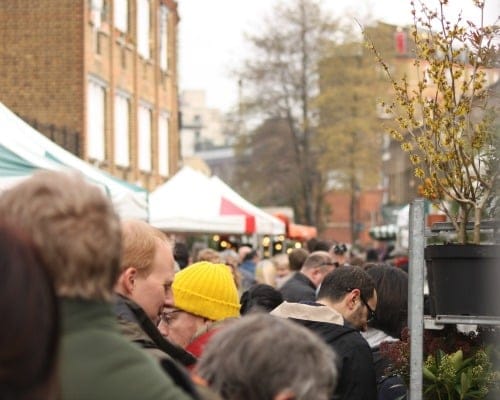 Columbia Road Flower Market London England