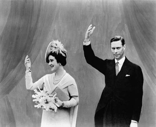 King George VI and his wife Elizabeth