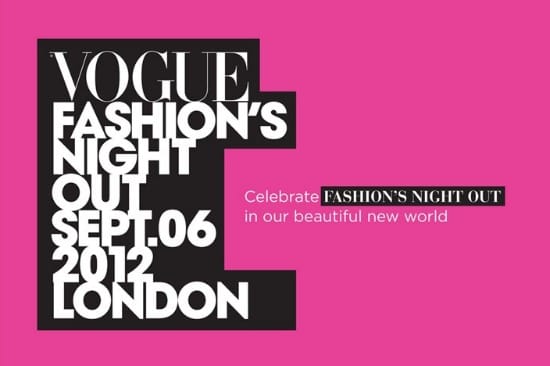 Fashion's Night Out in London 2012